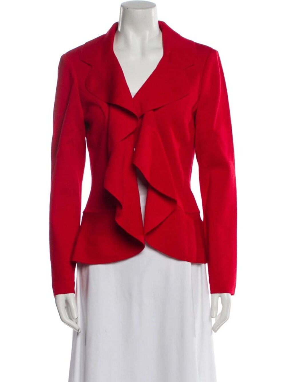 St. John  Wool Blazer  Red | Size: L | US 10